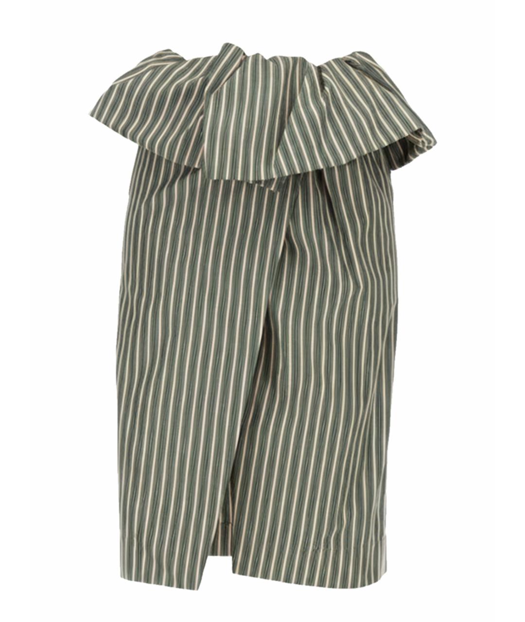 DRIES VAN NOTEN Мульти хлопковая юбка миди, фото 1