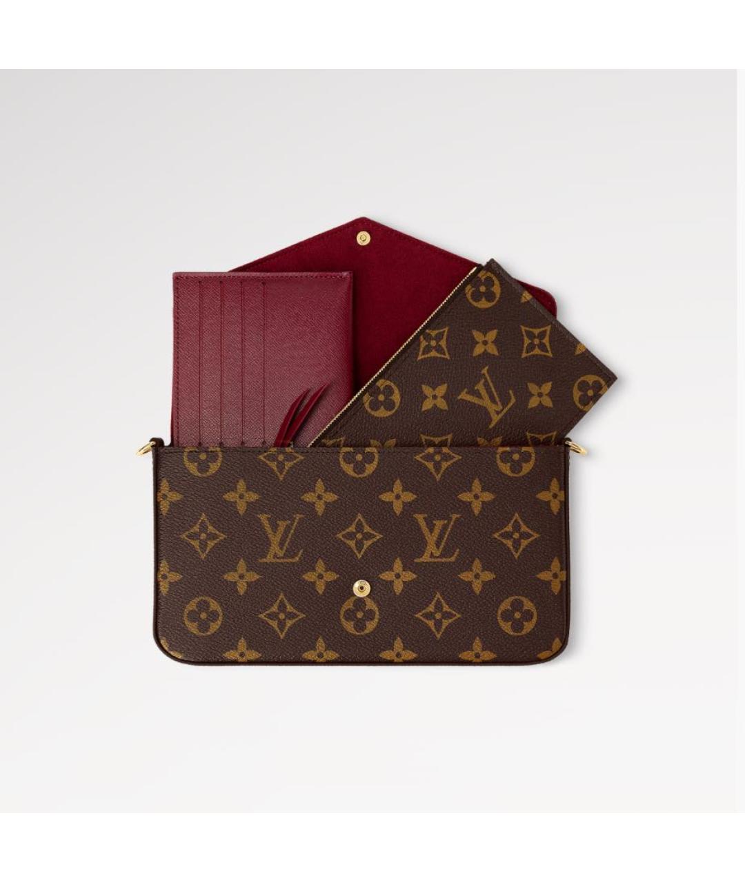 LOUIS VUITTON Коричневая сумка через плечо, фото 2