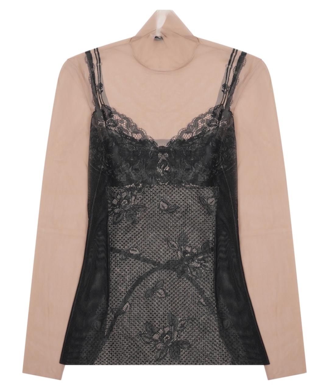 BALENCIAGA Черная полиэстеровая блузы, фото 1