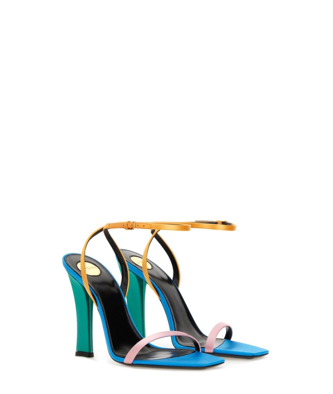 SAINT LAURENT Мульти босоножки, фото 2