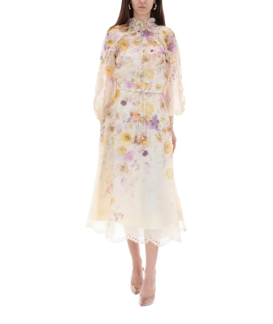 ZIMMERMANN Мульти льняная блузы, фото 3