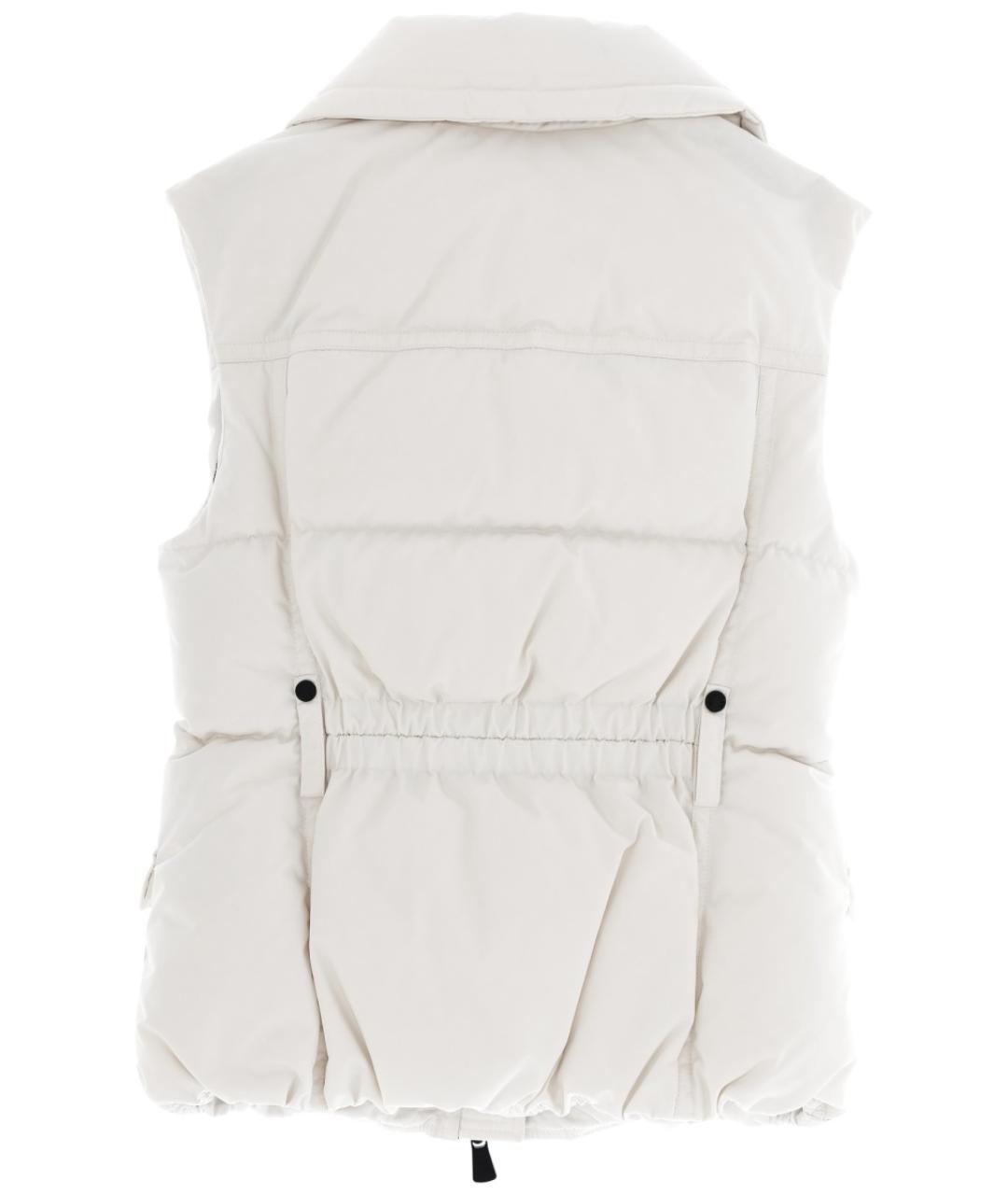 MONCLER GRENOBLE Белый полиэстеровый жилет, фото 2