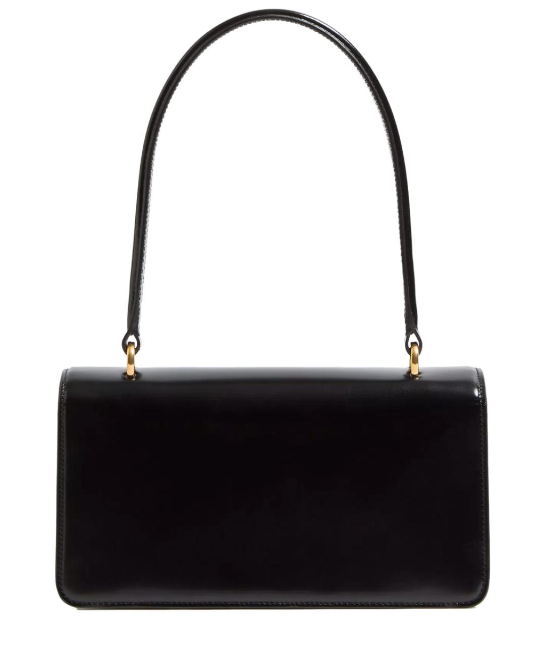 VALENTINO Черная кожаная сумка через плечо, фото 2