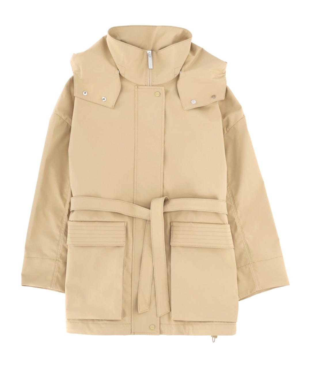 LAMINAR Бежевая полиэстеровая куртка, фото 1