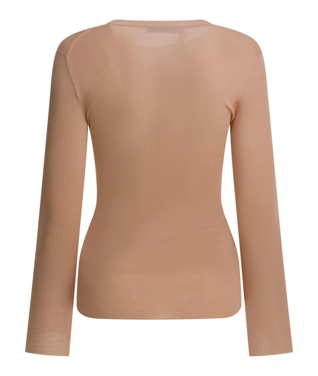 PRADA Белый шерстяной джемпер / свитер, фото 2