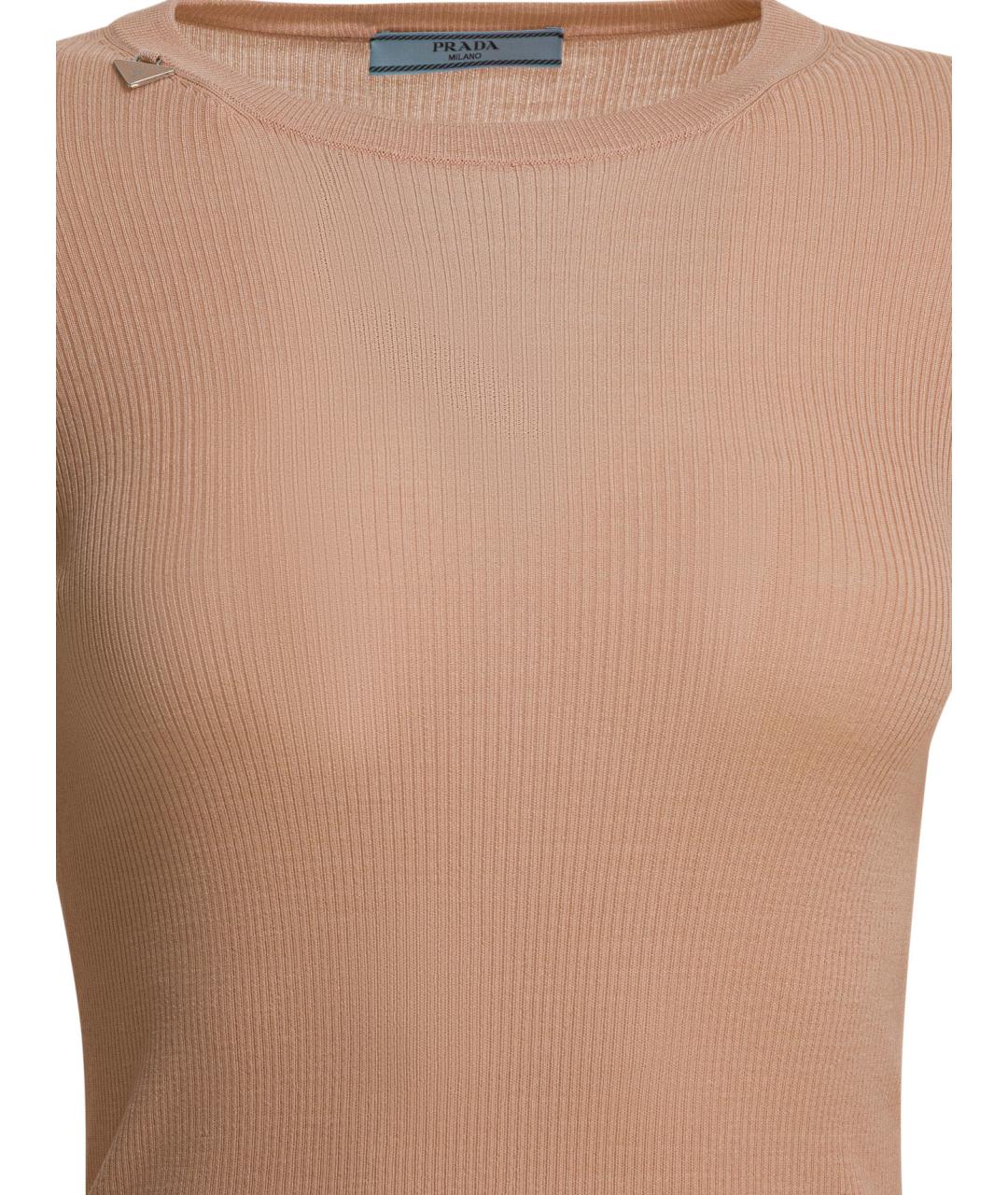 PRADA Белый шерстяной джемпер / свитер, фото 3
