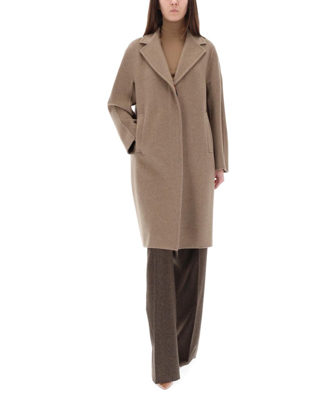MAX MARA Бежевое кашемировое пальто, фото 2