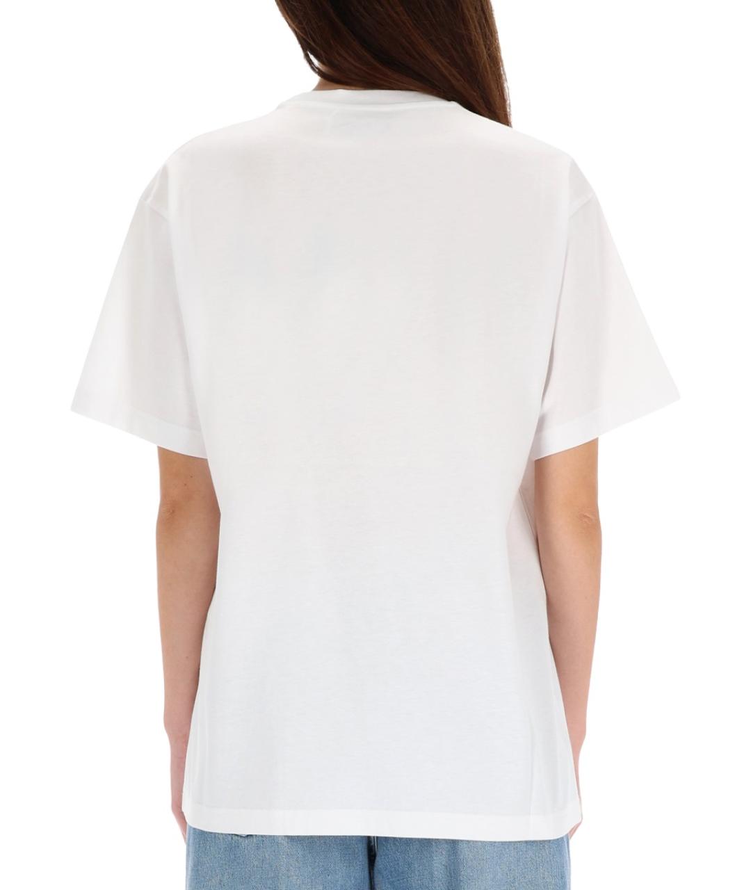 GUCCI Белая хлопковая футболка, фото 3