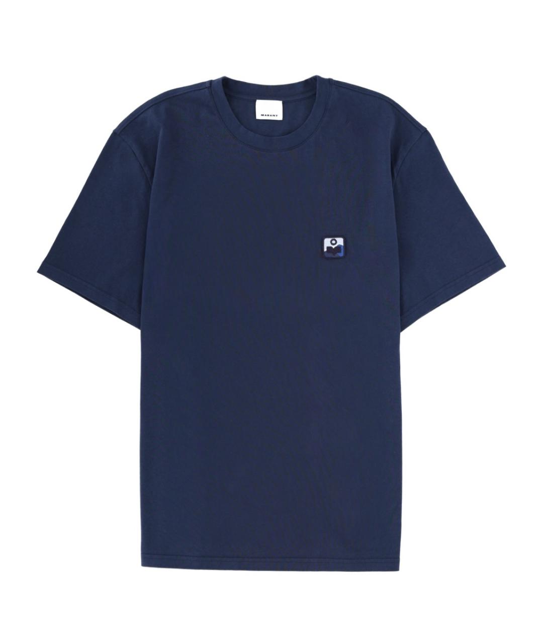 ISABEL MARANT Синяя хлопковая футболка, фото 1