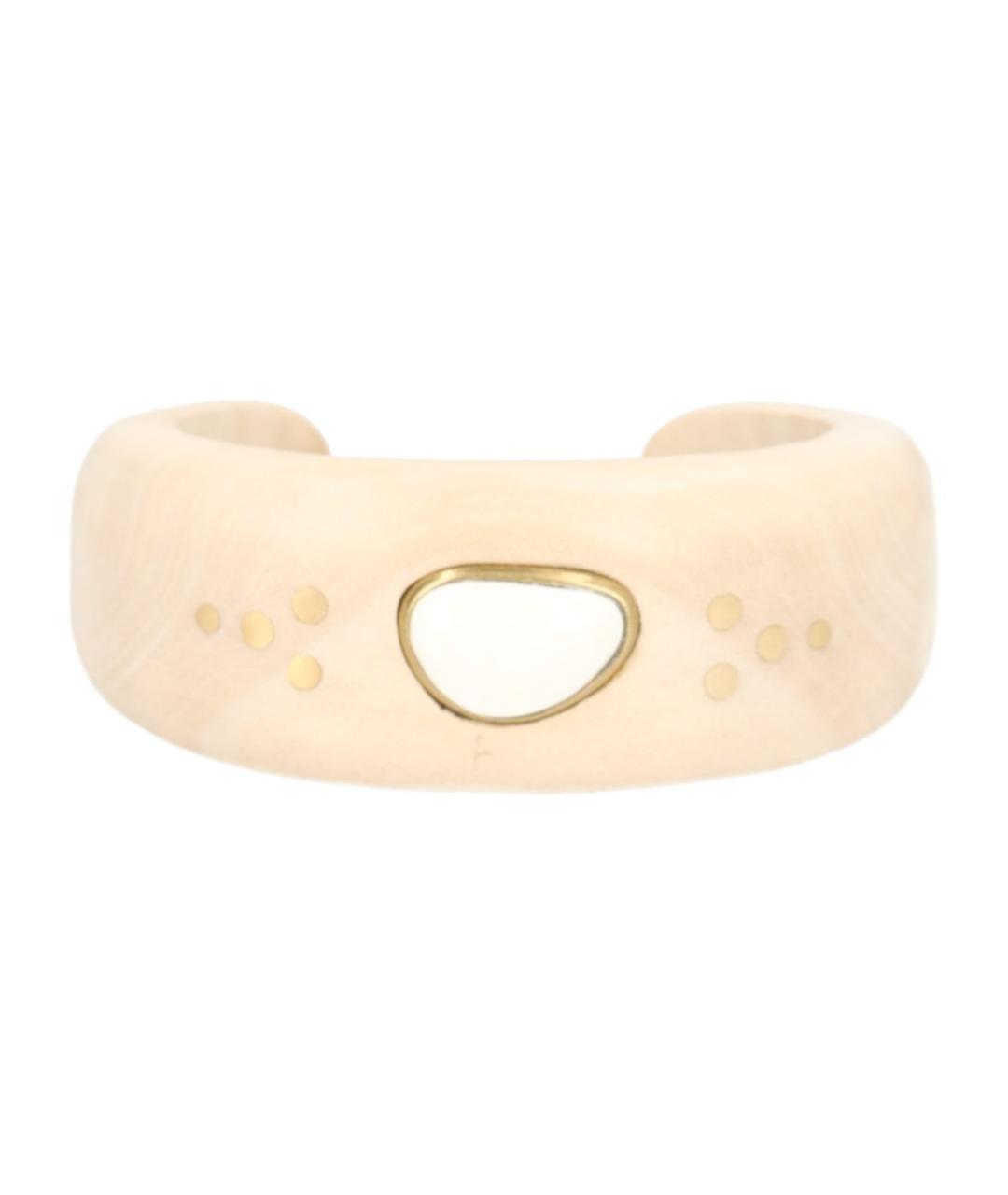 ISABEL MARANT Бежевый деревянный браслет, фото 1