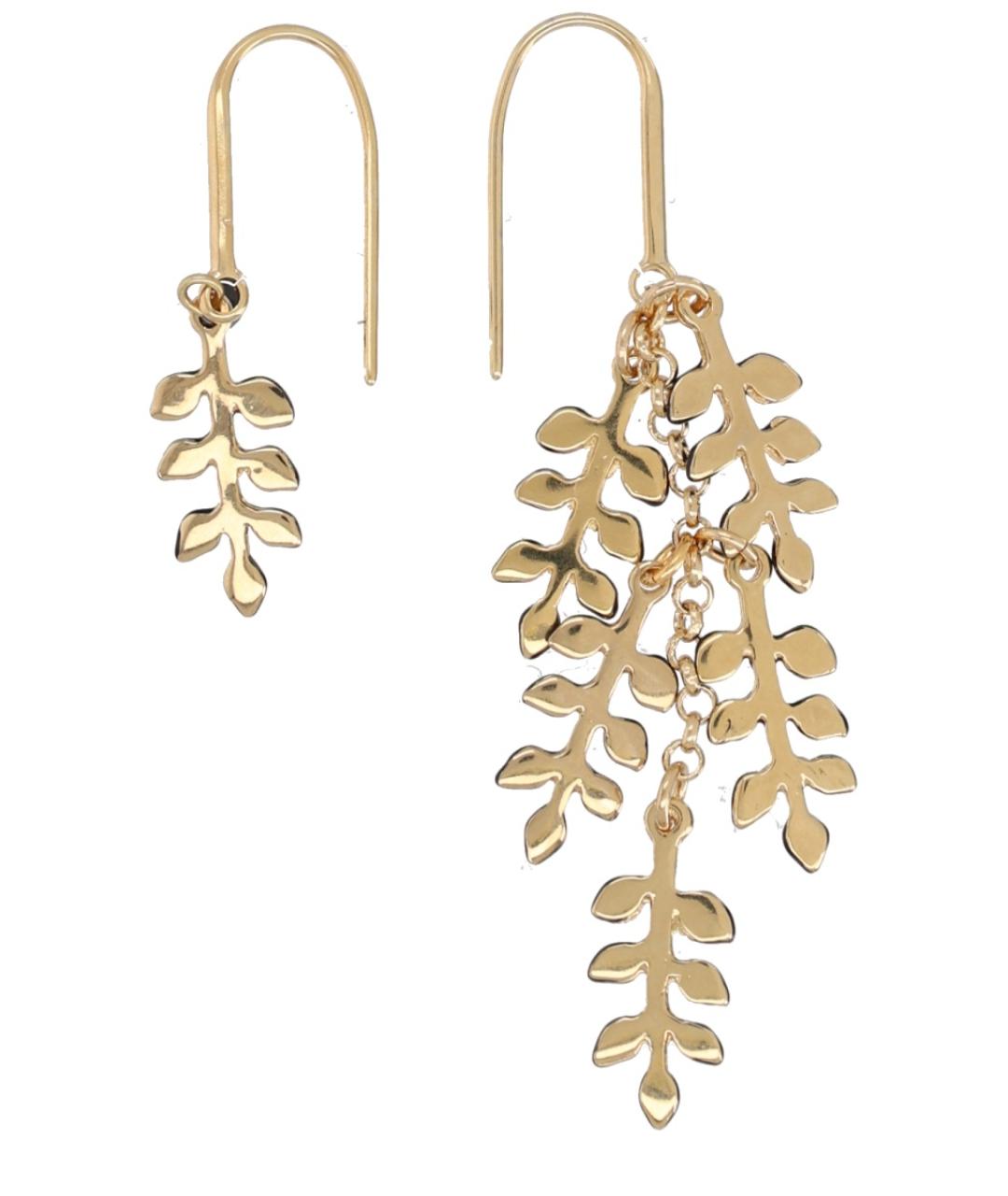 ISABEL MARANT Золотые латунные серьги, фото 2