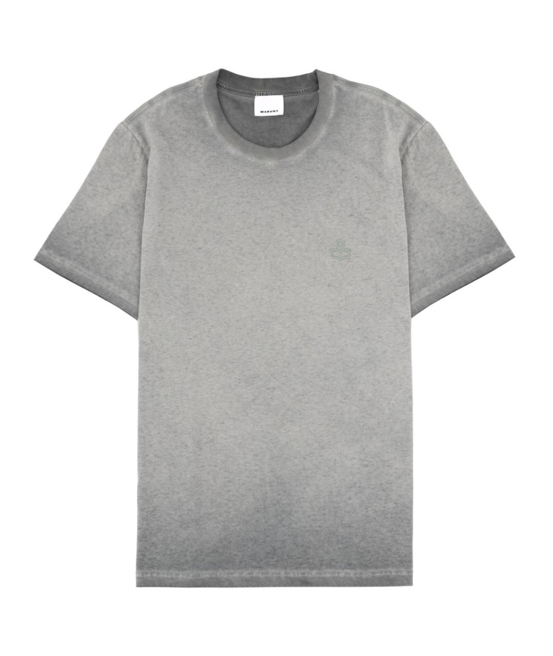ISABEL MARANT Серая хлопковая футболка, фото 1