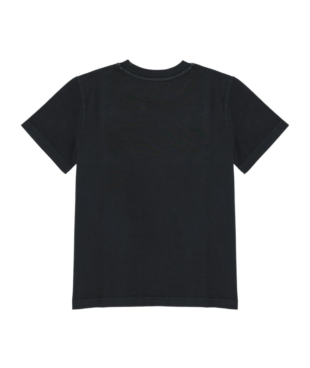 A.P.C. Черная хлопковая футболка, фото 2