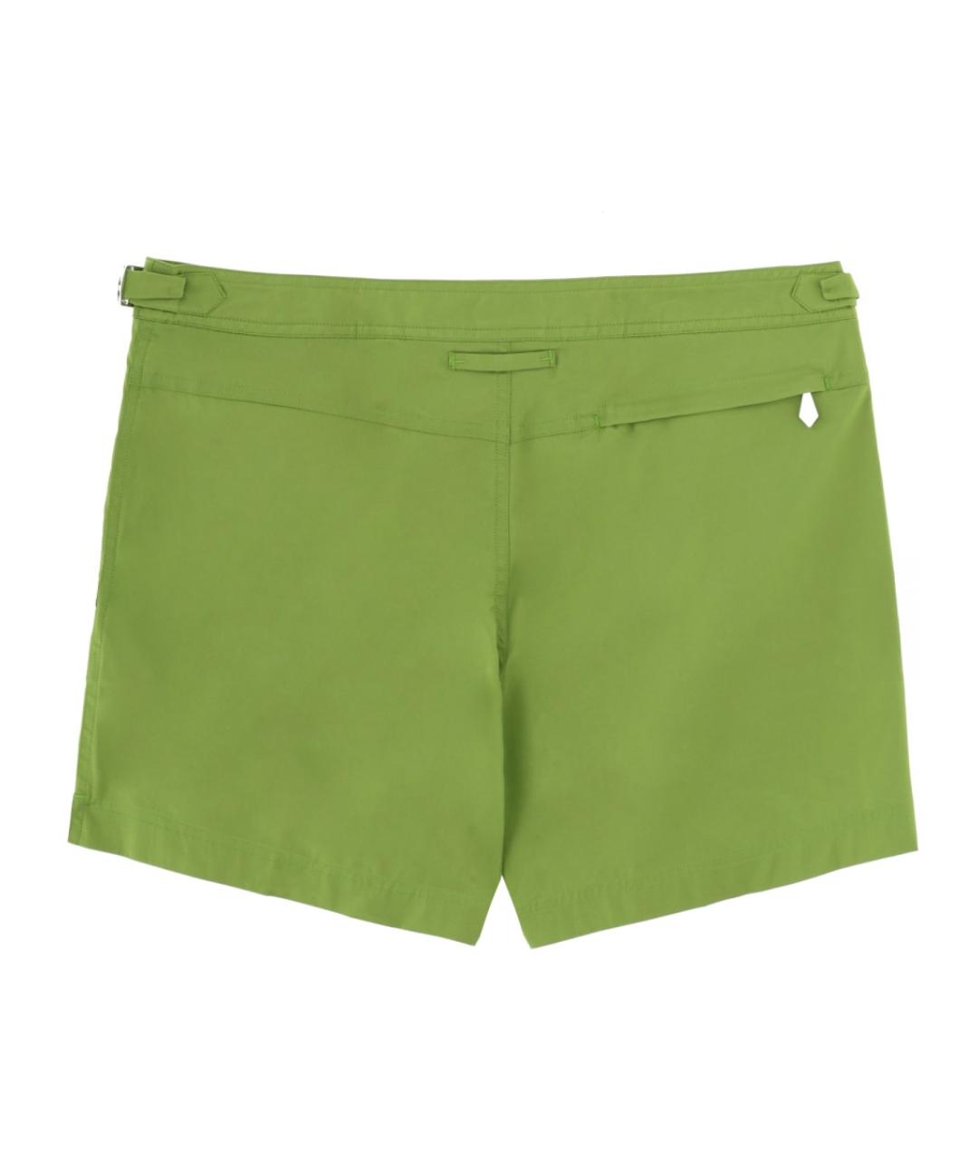 TOM FORD Зеленые полиэстеровые плавки, фото 2