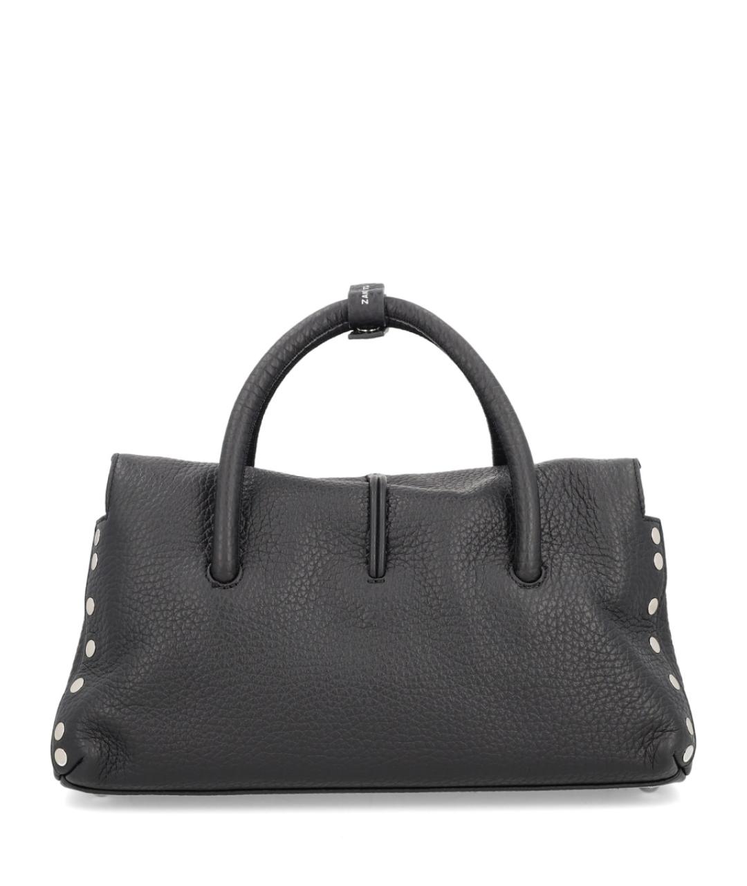 ZANELLATO Черная кожаная сумка через плечо, фото 5