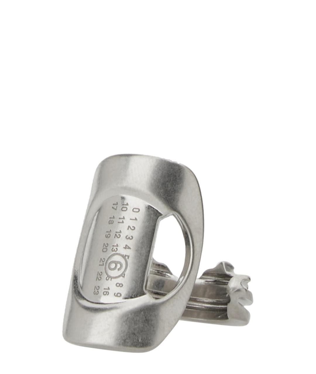 MM6 MAISON MARGIELA Серебряное латунное кольцо, фото 3