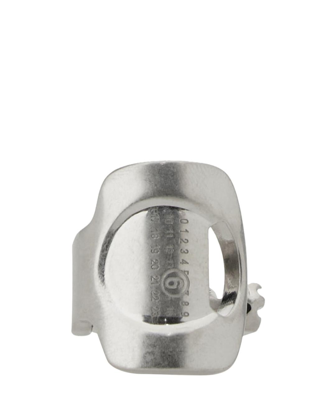 MM6 MAISON MARGIELA Серебряное латунное кольцо, фото 1