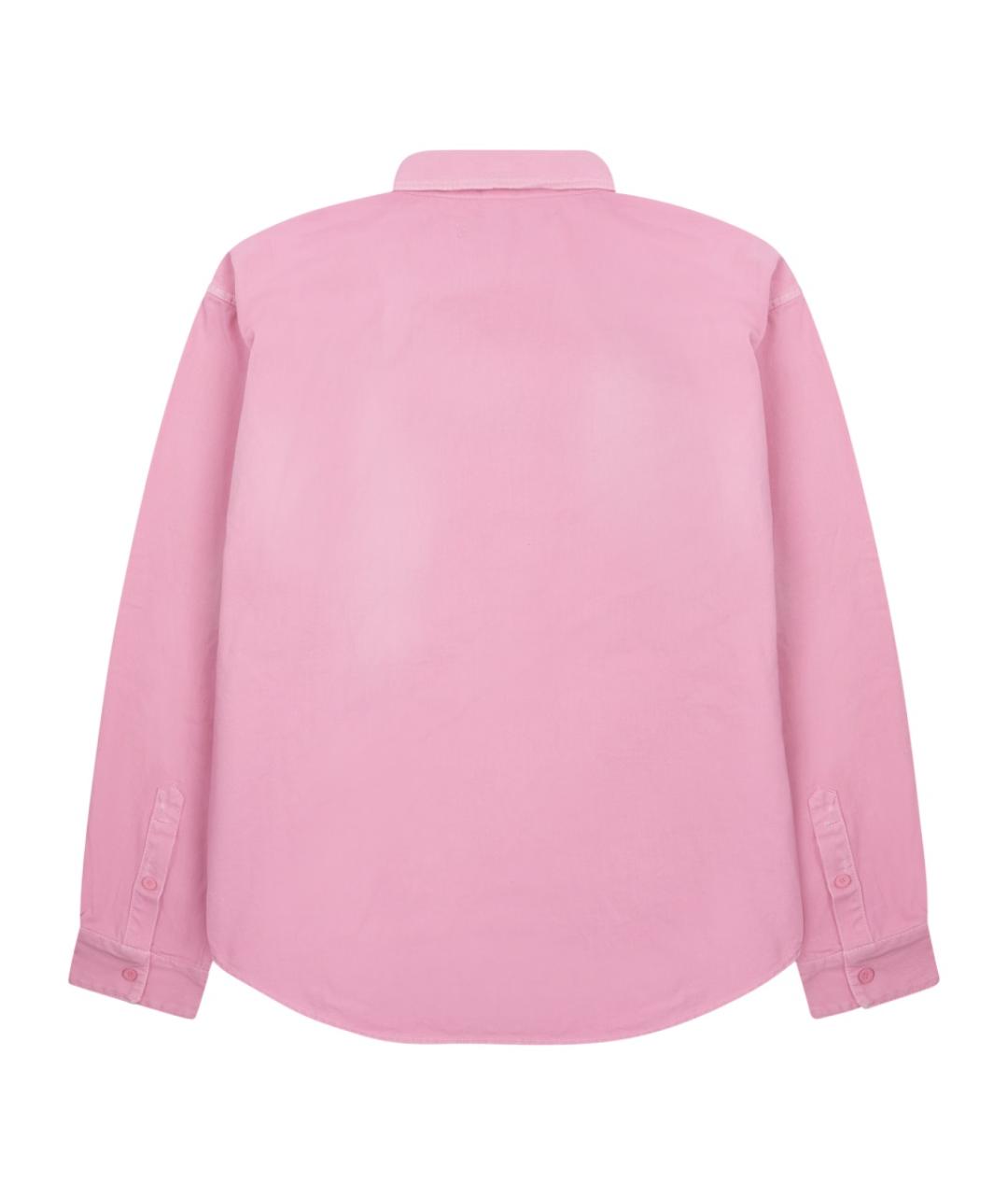 BALENCIAGA Розовая хлопковая рубашка, фото 2