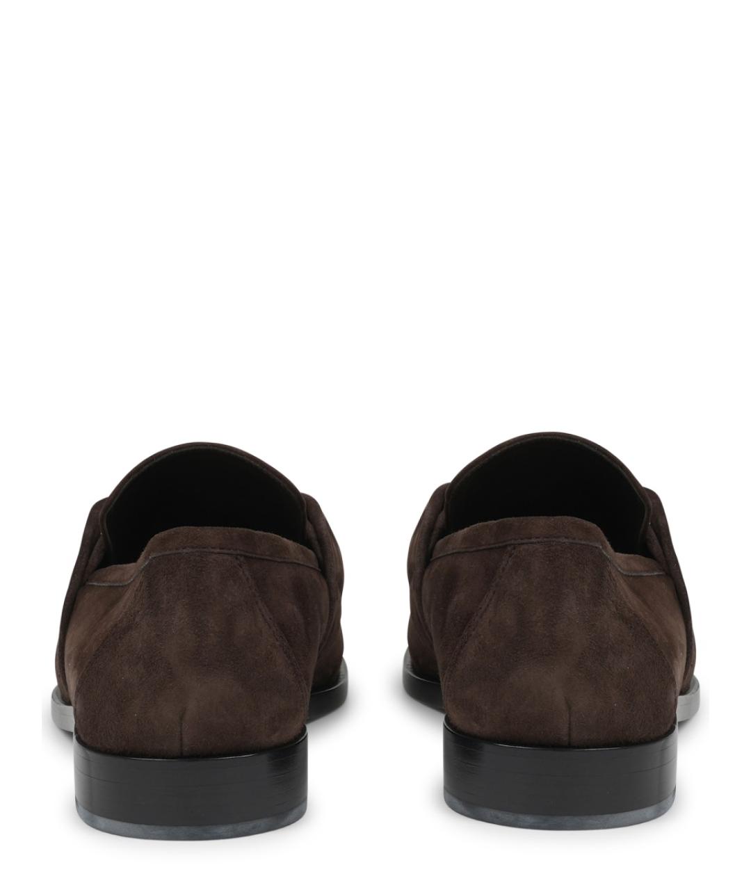 BOTTEGA VENETA Коричневые кожаные лоферы, фото 4