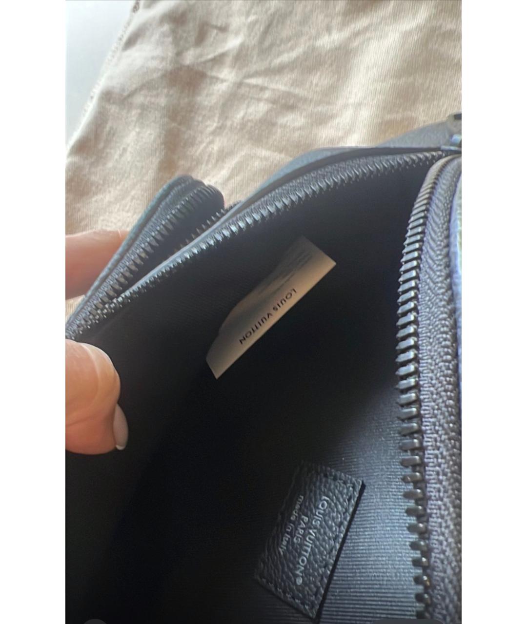 LOUIS VUITTON Черная поясная сумка, фото 5