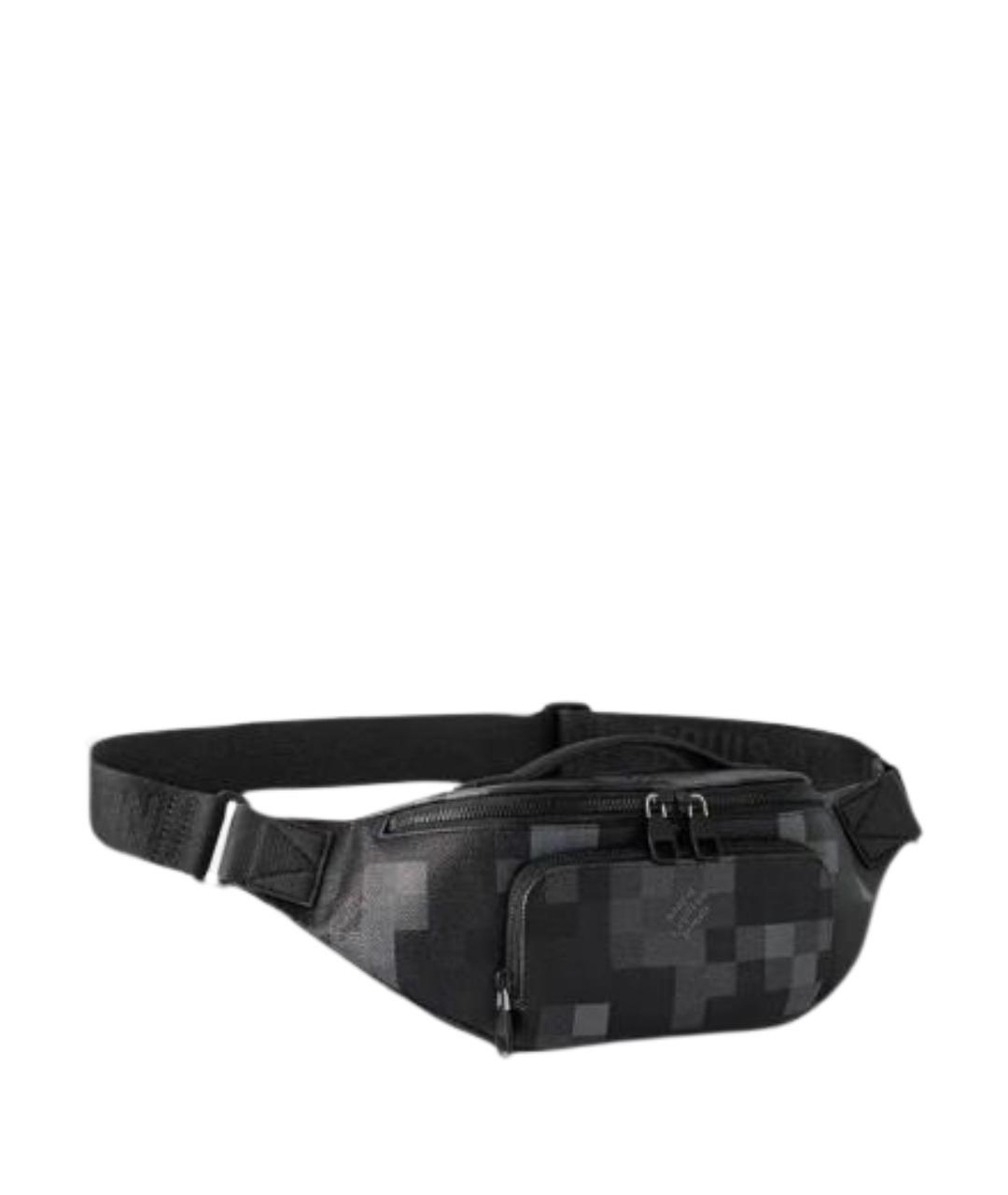 LOUIS VUITTON Черная поясная сумка, фото 1