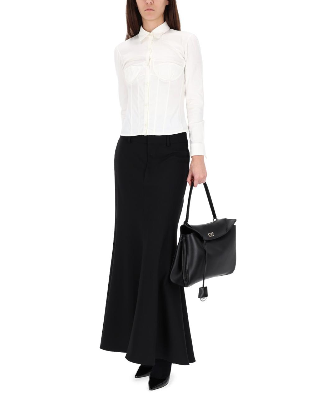 BALENCIAGA Белая хлопковая рубашка, фото 2