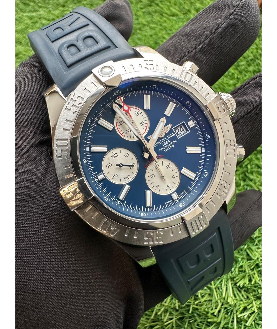 BREITLING Серебряные стальные часы, фото 5
