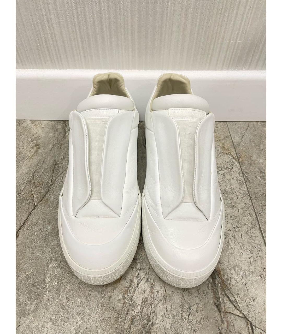 MAISON MARGIELA Белые низкие кроссовки / кеды, фото 2