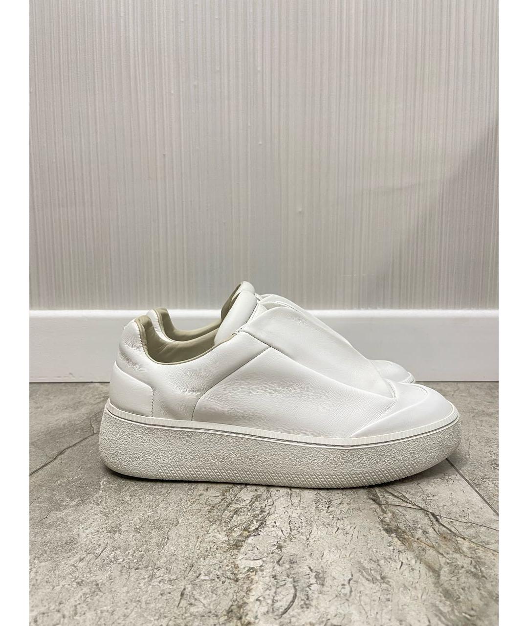 MAISON MARGIELA Белые низкие кроссовки / кеды, фото 5