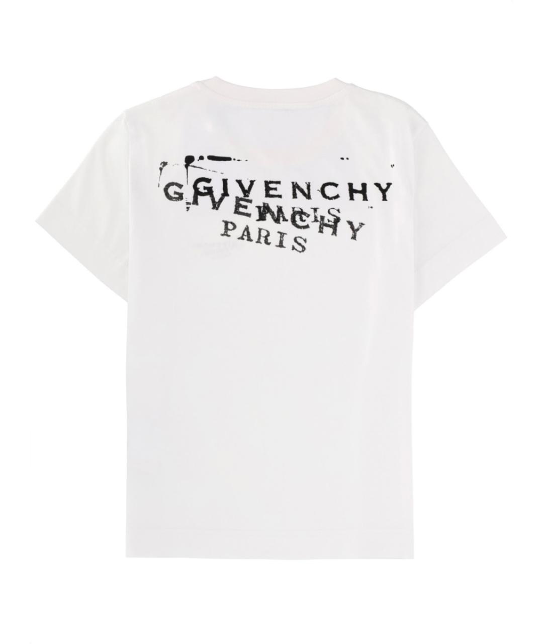 GIVENCHY Белая хлопковая футболка, фото 2