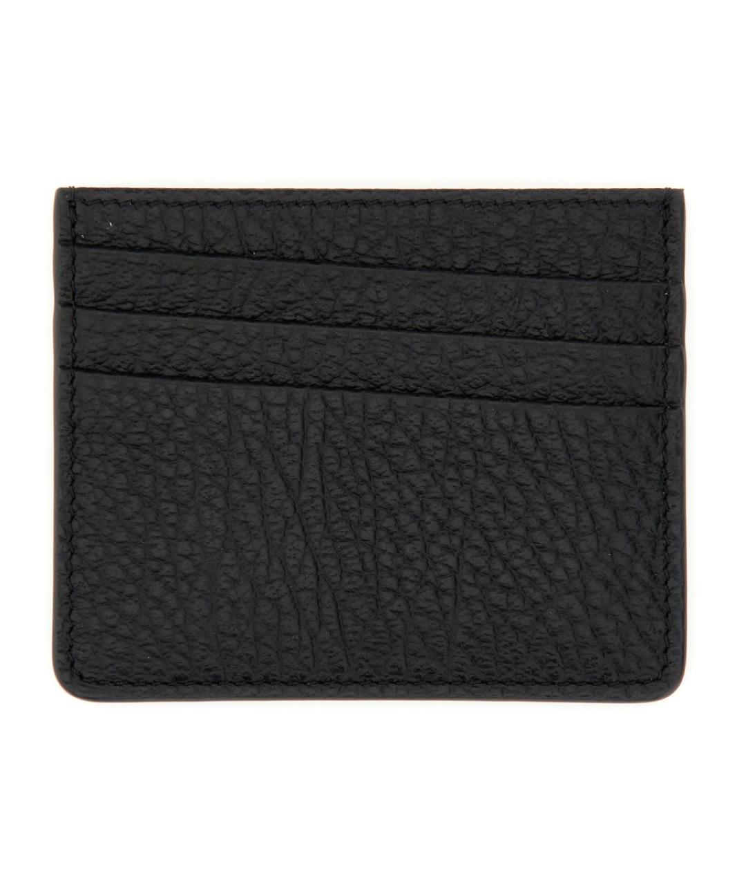 MAISON MARGIELA Черный кожаный кардхолдер, фото 3