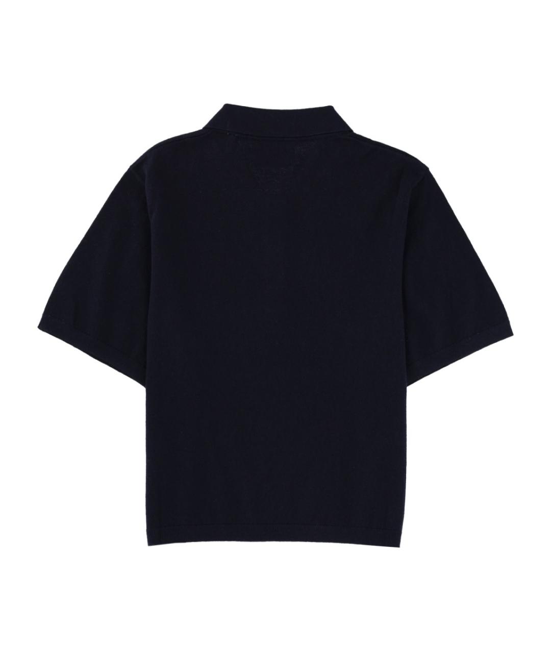 ISABEL MARANT ETOILE Темно-синяя хлопковая футболка, фото 2