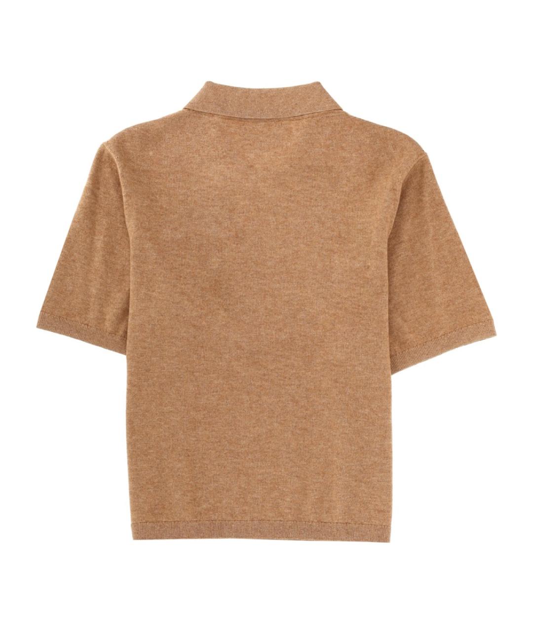 ISABEL MARANT ETOILE Бежевая хлопковая футболка, фото 2