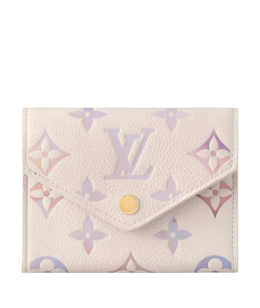 LOUIS VUITTON Белый кожаный кошелек, фото 1