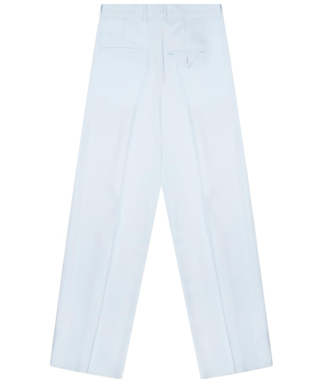 BOTTEGA VENETA Синие прямые брюки, фото 2