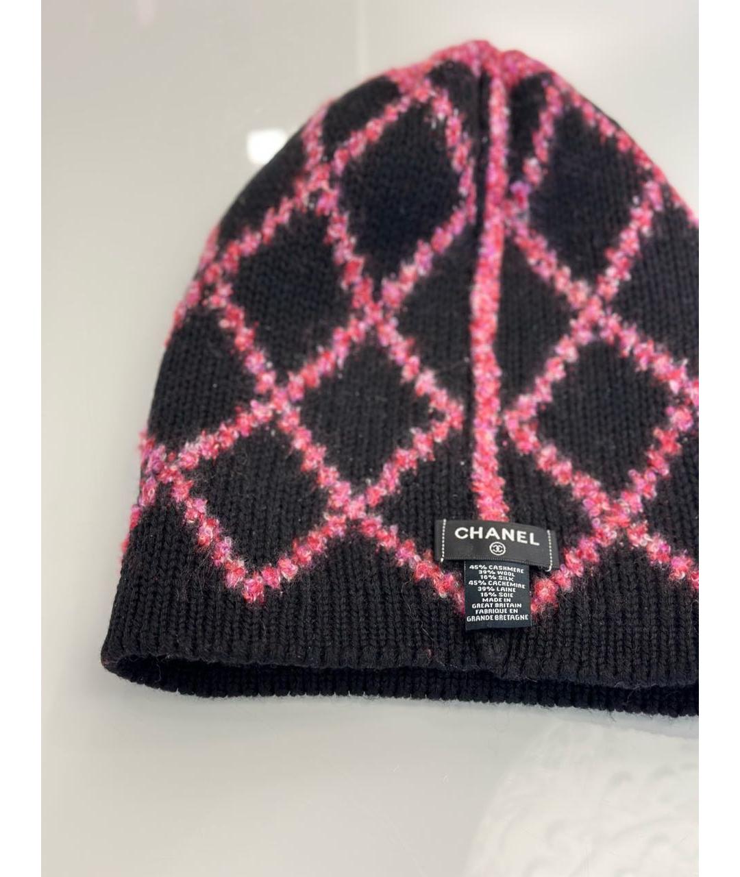 CHANEL Розовая кашемировая шапка, фото 2