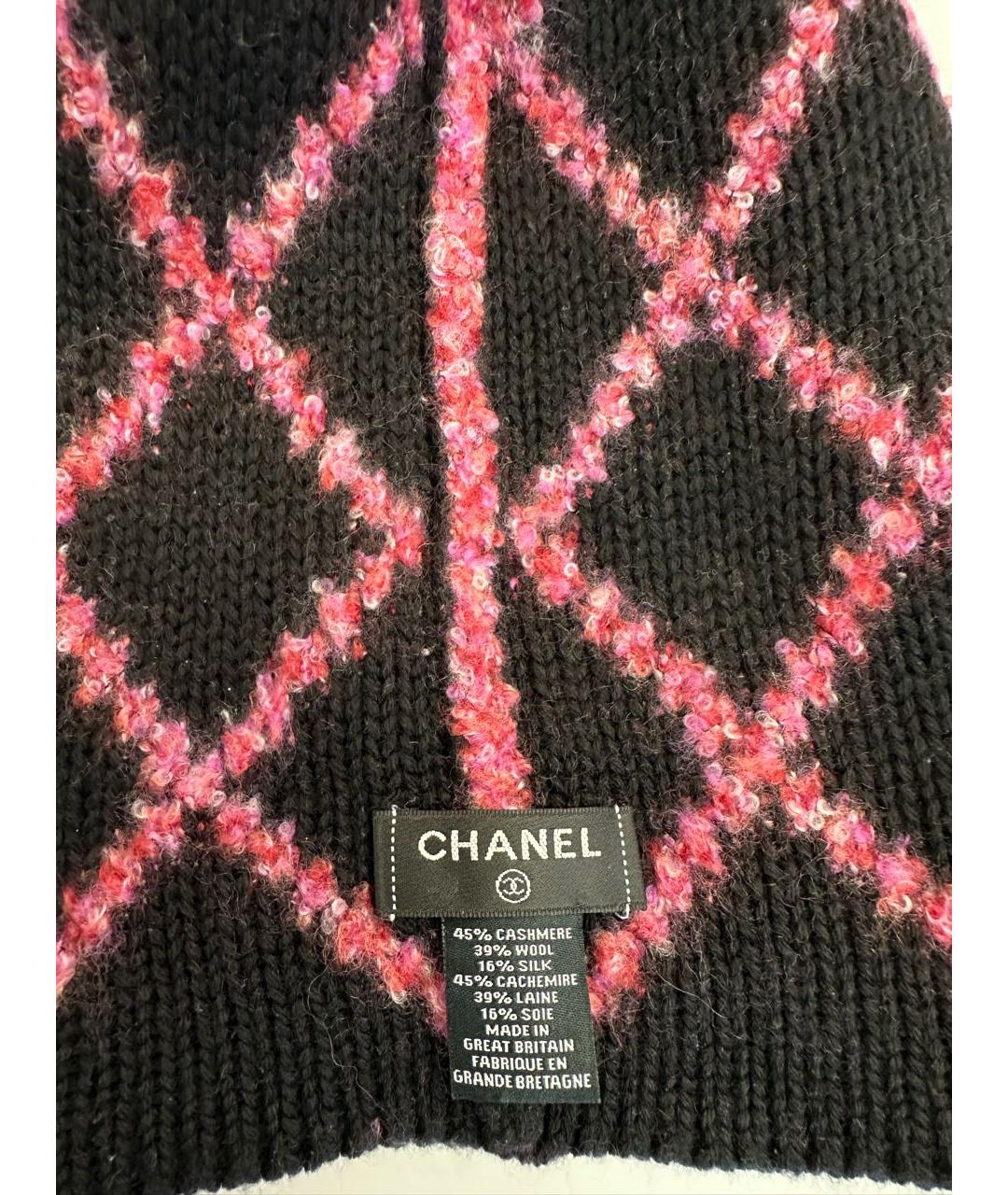 CHANEL Розовая кашемировая шапка, фото 3