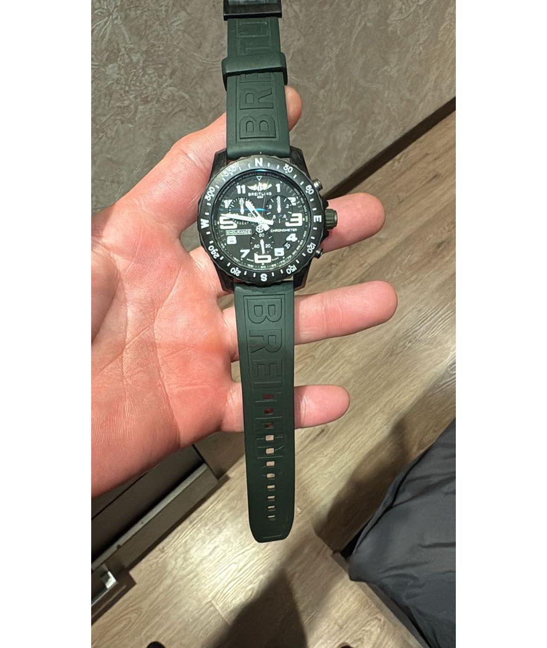 BREITLING Черные карбоновые часы, фото 4