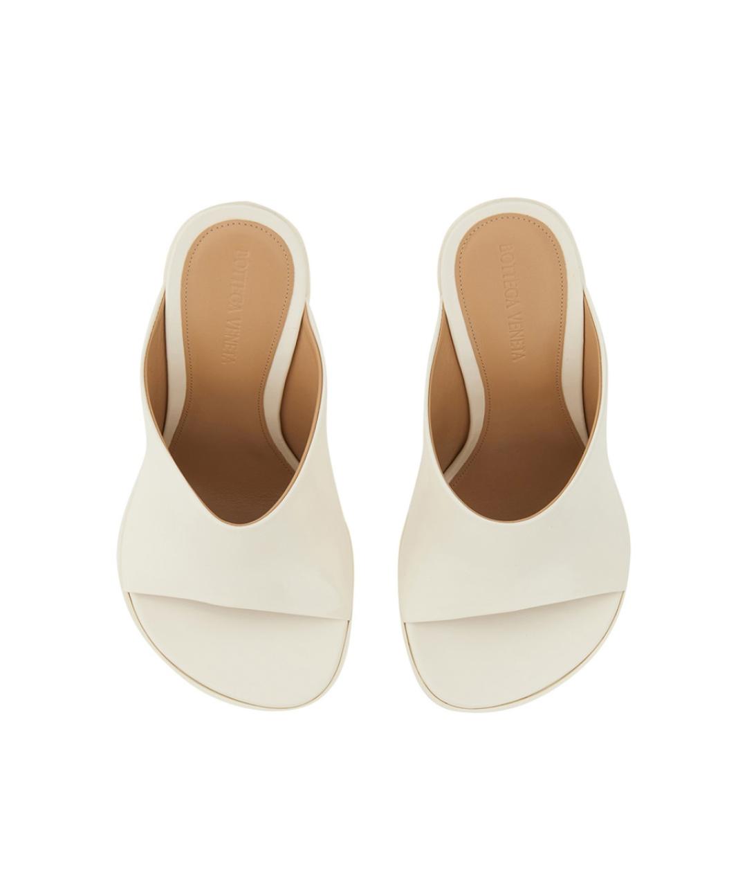 BOTTEGA VENETA Белые мюли, фото 2