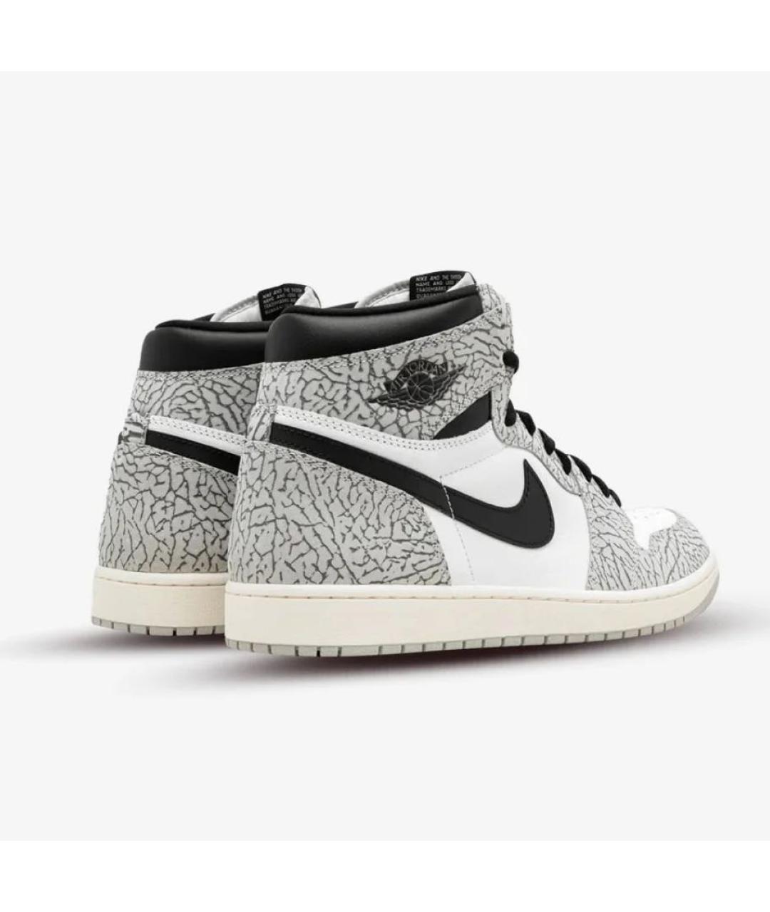 JORDAN Кожаные высокие кроссовки / кеды, фото 7