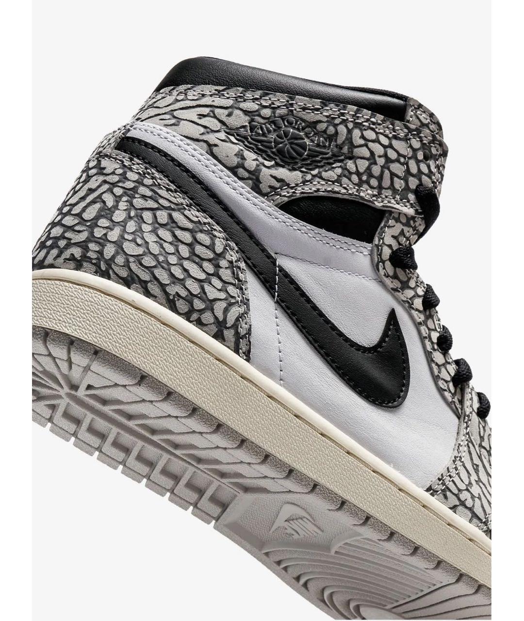 JORDAN Кожаные высокие кроссовки / кеды, фото 8