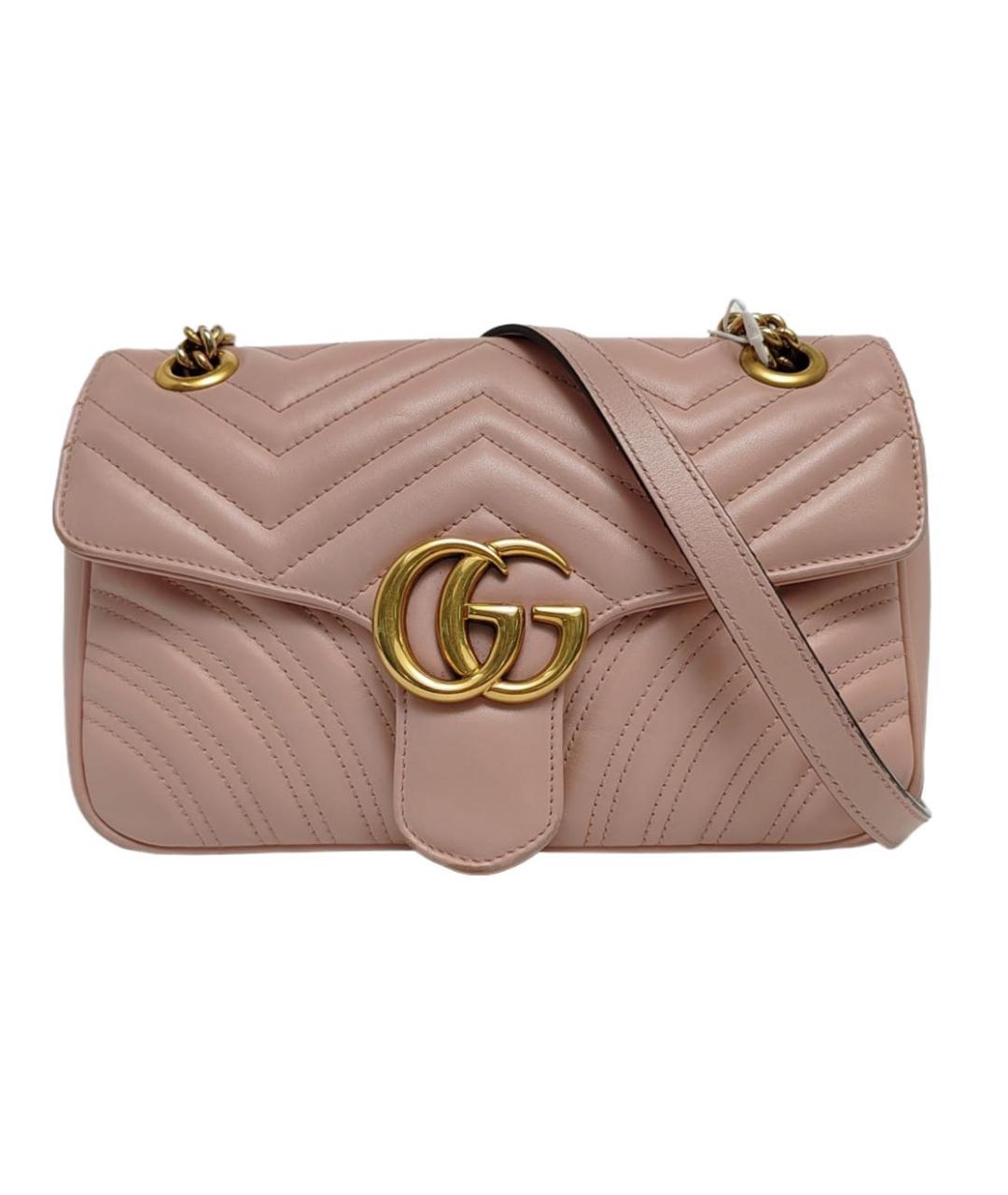 GUCCI Бежевая кожаная сумка через плечо, фото 6