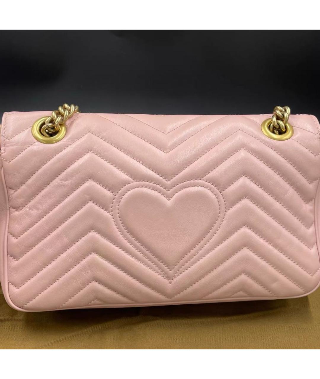 GUCCI Бежевая кожаная сумка через плечо, фото 4