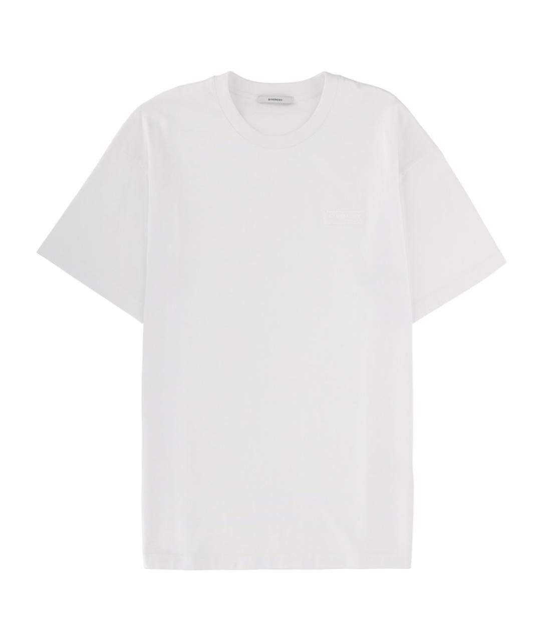 GIVENCHY Белая хлопковая футболка, фото 1