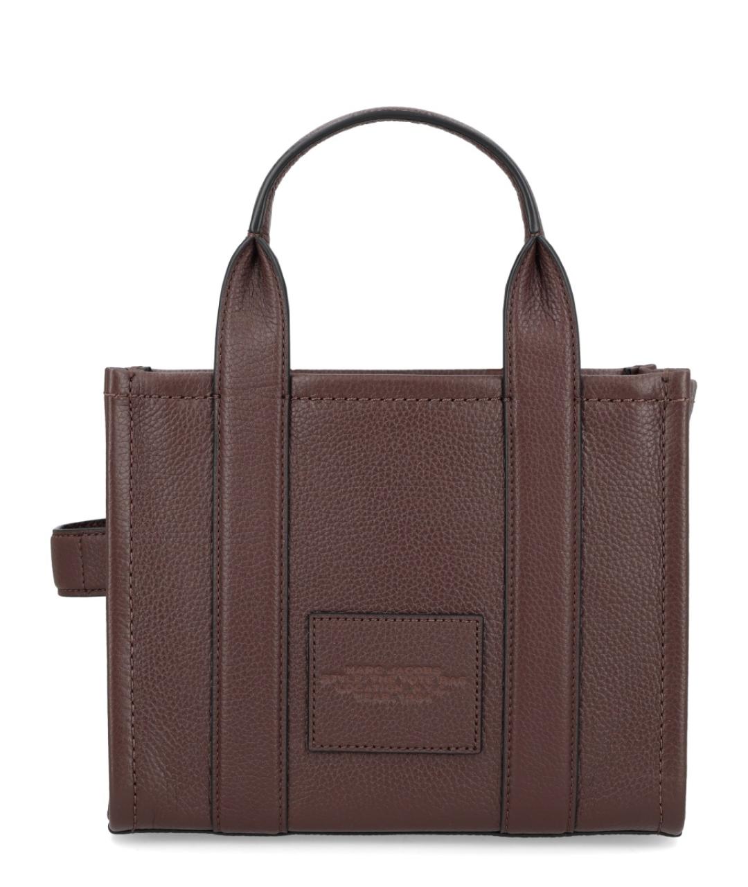 MARC JACOBS Коричневая кожаная сумка тоут, фото 3
