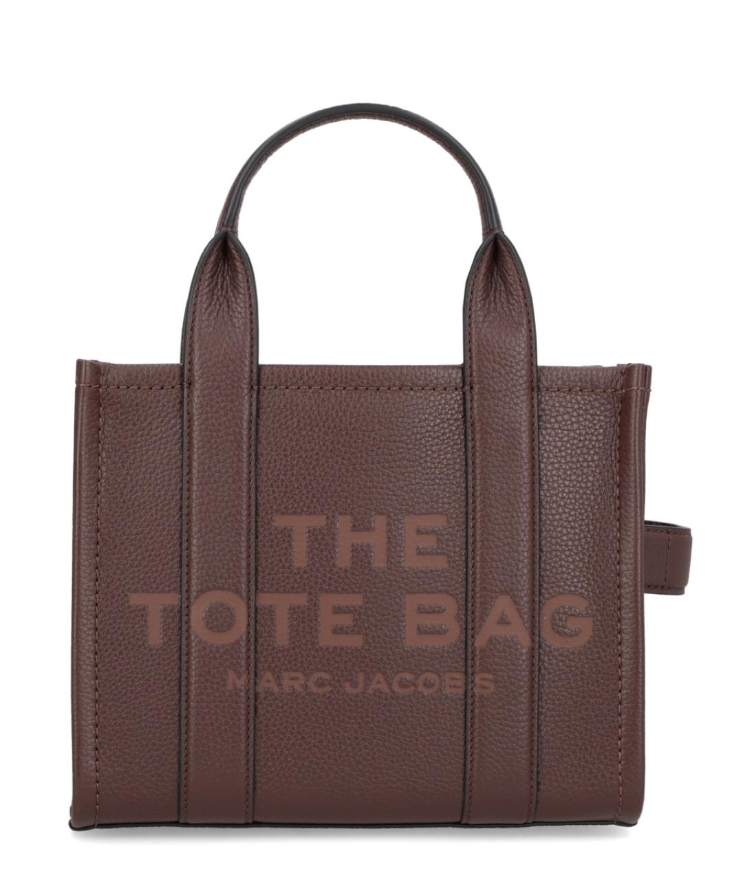 MARC JACOBS Коричневая кожаная сумка тоут, фото 1