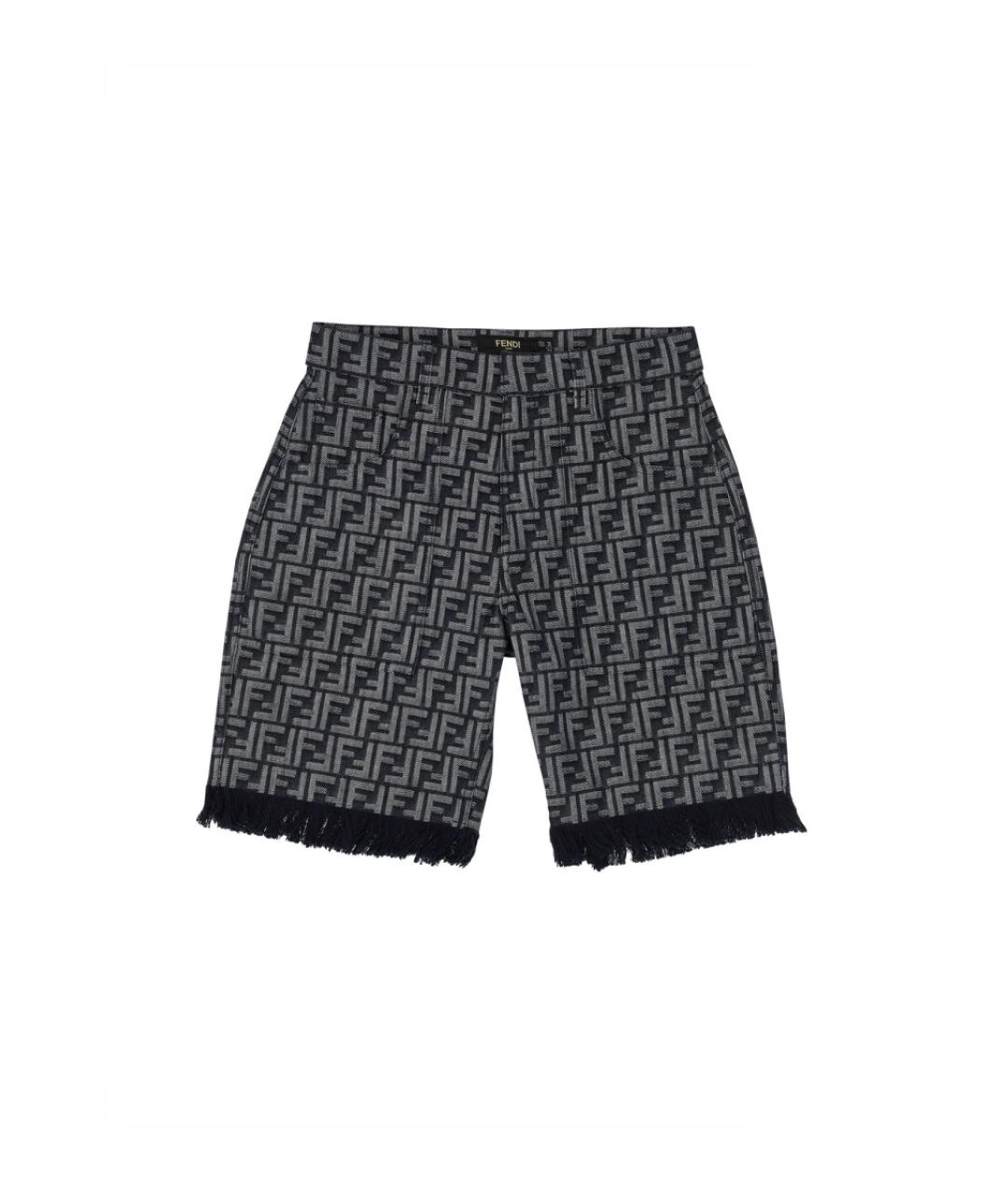 FENDI Мульти хлопковые шорты, фото 1