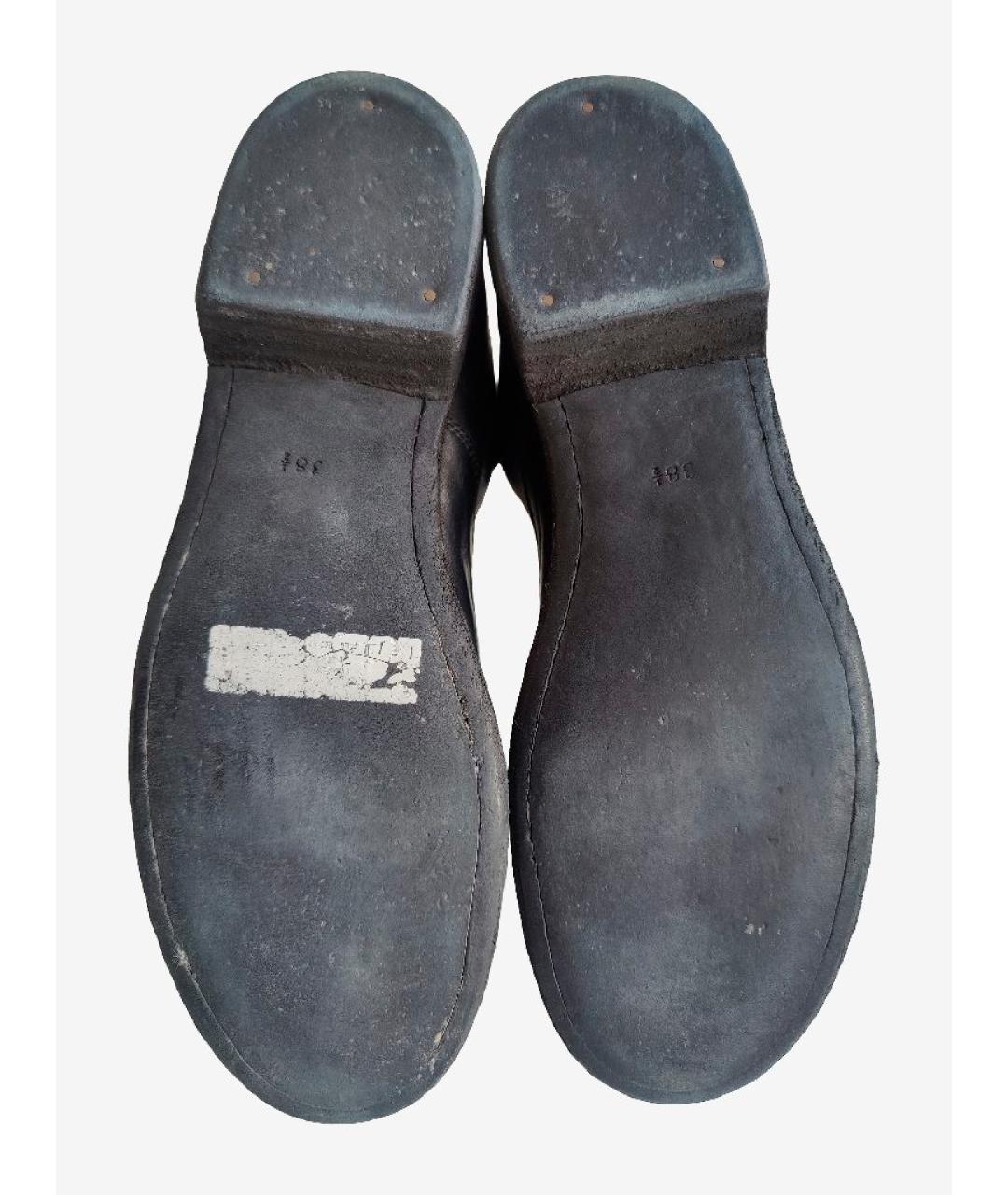 GUIDI Черные кожаные сапоги, фото 9