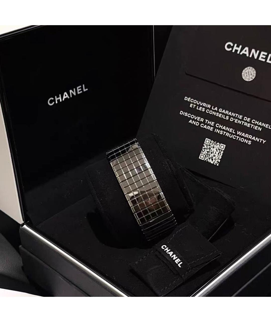 CHANEL Черные часы, фото 5