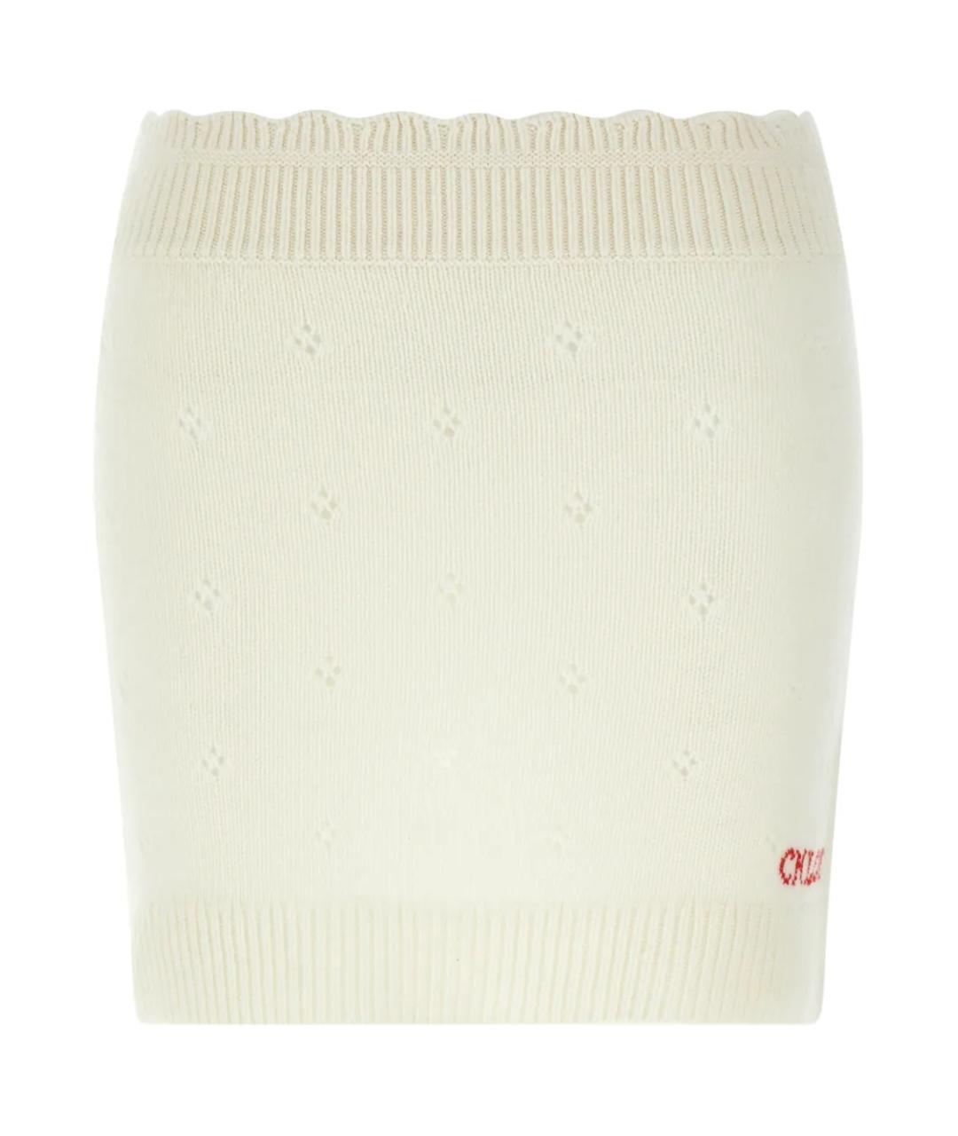 CHLOE Бежевый костюм с юбками, фото 2